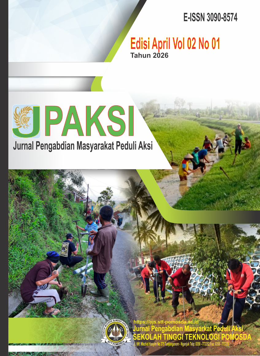 					View Vol. 2 No. 01 (2026): Jurnal Pengabdian Masyarakat Peduli Aksi (JPAKSI)
				